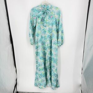 Vintage Christian‎ Dior Mumu Long Dress Moo Moo small Nightgown or Robe Kaftan